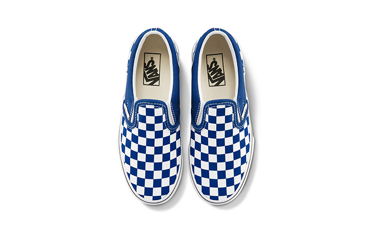 Vans Classic Slip-On Blue/White Checkboard 圖 3