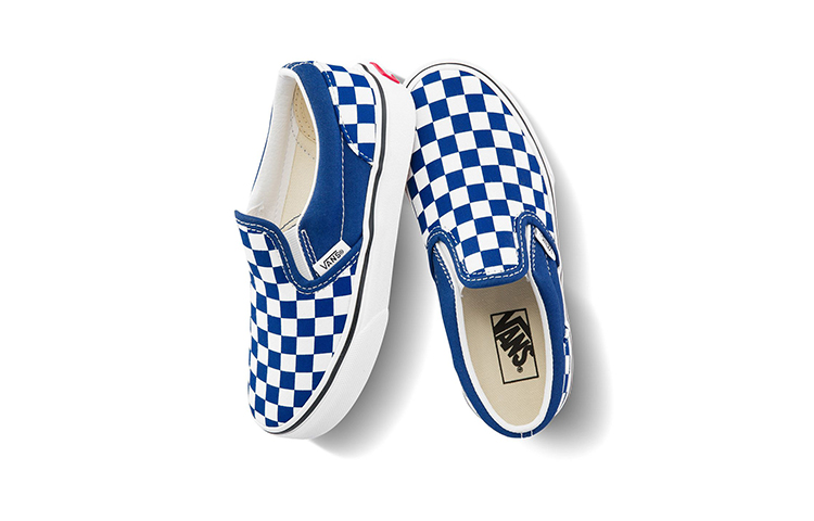 Vans Classic Slip-On Blue/White Checkboard 圖 5