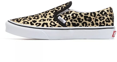 Vans Classic Slip-On Flocked Leopard 'Black Yellow' VN0A4UH8ABS Vans Classic Slip-On Flocked Leopard 'Black Yellow' VN0A4UH8ABS