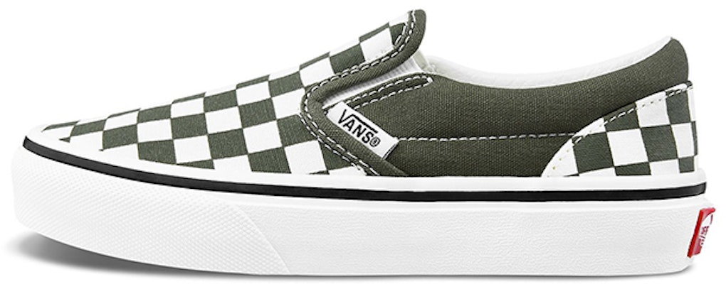 中童 Vans 一腳蹬 Classic 低筒 兒童滑板鞋 綠白棋盤格 Buy 中童 Vans 一腳蹬 Classic 低筒 兒童滑板鞋 綠白棋盤格