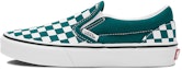 Buy Vans Slip-On Kasut Skate Rendah Hijau Putih Grid 'Hijau Putih' VN0A7Q5G60Q