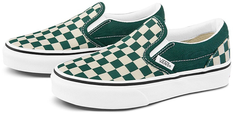 Vans Classic Slip-On Hijau/Putih Papan Catur VN0A4BUT2NH Order Vans Classic Slip-On Hijau/Putih Papan Catur VN0A4BUT2NH