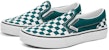 Vans Slip-On Kasut Skate Rendah Hijau Putih Grid 'Hijau Putih' VN0A7Q5G60Q