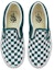 Lookbook Vans Slip-On Kasut Skate Rendah Hijau Putih Grid 'Hijau Putih' VN0A7Q5G60Q