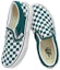 Shop Vans Slip-On Kasut Skate Rendah Hijau Putih Grid 'Hijau Putih' VN0A7Q5G60Q
