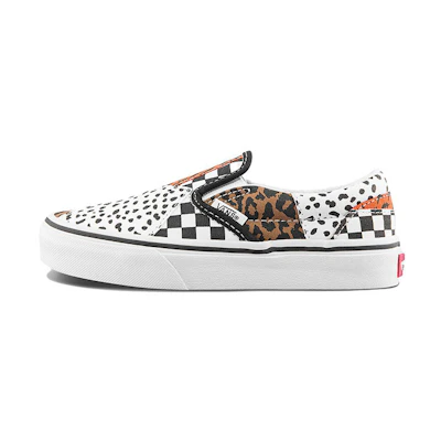 Vans Slip-On Low Tops Casual Skateboarding Shoes Leopard print