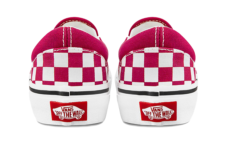 Vans Classic Slip-On Pink/White Checkboard 圖 4