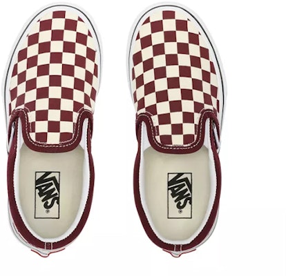 Vans Classic Checkerboard Slip-On Merah/Putih VN0A4BUTKZO Shop Vans Classic Checkerboard Slip-On Merah/Putih VN0A4BUTKZO