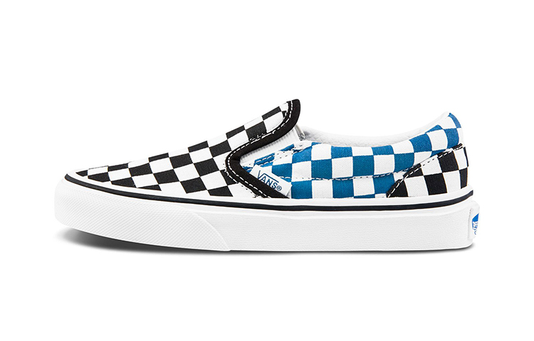 Buy Vans Classic Slip-On Biru/Putih/Hitam Kotak-Kotak VN0A4BUT2JE