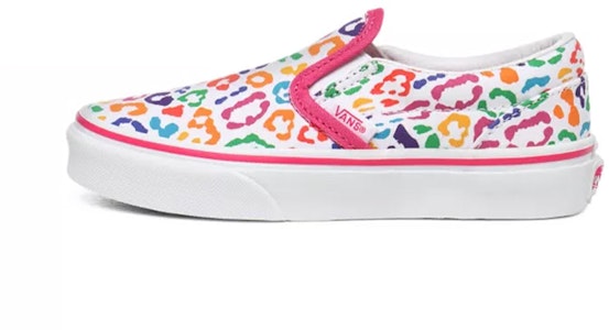 中童 Vans 無鞋帶低幫 兒童板鞋 白粉彩圈 Buy 中童 Vans 無鞋帶低幫 兒童板鞋 白粉彩圈