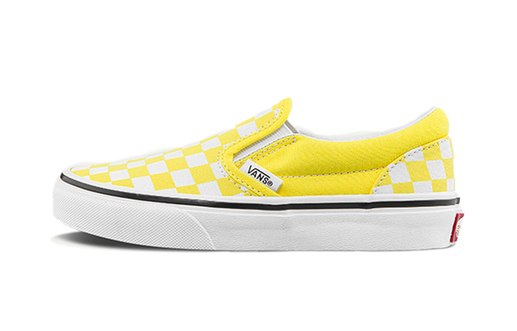 Buy Vans Slip On Low Top Sepatu Skateboarding Kasual Kuning Putih VN0A7Q5GABP