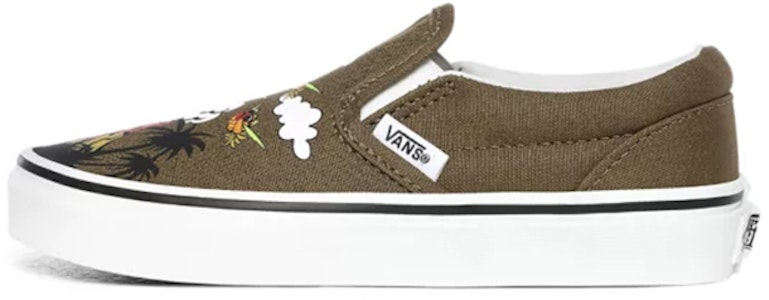 中童 Vans 滑入式 低筒 兒童滑板鞋 橄欖綠 Buy 中童 Vans 滑入式 低筒 兒童滑板鞋 橄欖綠