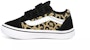 Vans ComfyCush Old Skool V Toddles/Infants Hitam/Leopard VN0A4TZI3I6