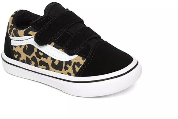 Vans ComfyCush Old Skool V Toddles/Infants Black/Leopard VN0A4TZI3I6 Lookbook Vans ComfyCush Old Skool V Toddles/Infants Black/Leopard VN0A4TZI3I6