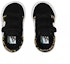 Shop Vans ComfyCush Old Skool V Toddles/Infants Hitam/Leopard VN0A4TZI3I6