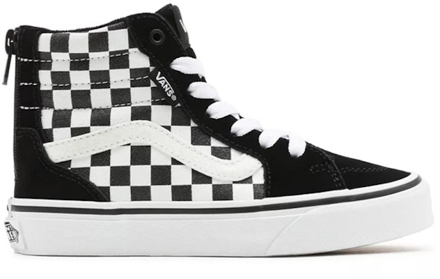 大童 Vans Filmore Hi 西洋棋盤樣式 休閒 高筒 童鞋 黑與白 Order 大童 Vans Filmore Hi 西洋棋盤樣式 休閒 高筒 童鞋 黑與白