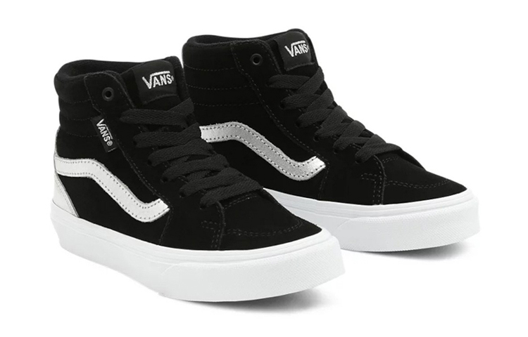 Lookbook (Preschool) Vans Filmore Hi Sneakers Checkered 'Black White' VN0A7Q548AO