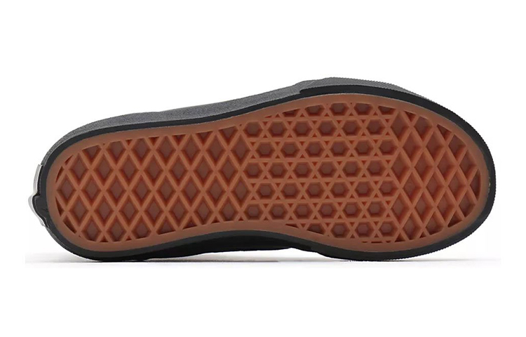 Shop 大童 Vans 流行百搭休閒 輕便 高筒 兒童滑板鞋 黑色