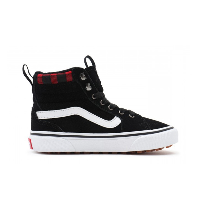 Order (PS) Vans Filmore Hi Sneakers K ''Schwarz Rot Karo'' VN0A5HZE9BY