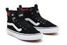 Lookbook (PS) Vans Filmore Hi Sneakers K 'Hitam Merah Plaid' VN0A5HZE9BY