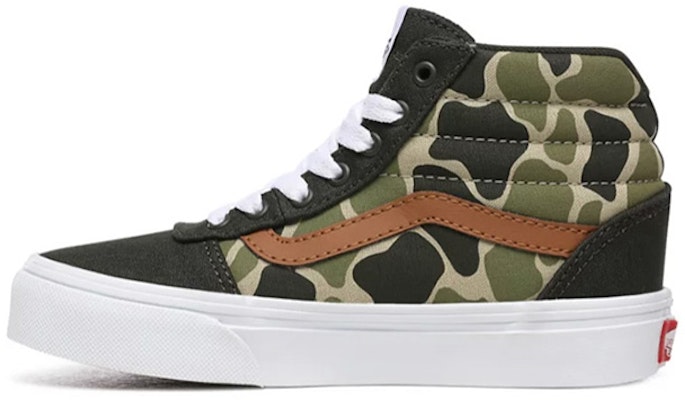 (Preschool) Vans Frog Camo Ward HI 'Green' VN0A38JAWLZ Buy (Preschool) Vans Frog Camo Ward HI 'Green' VN0A38JAWLZ