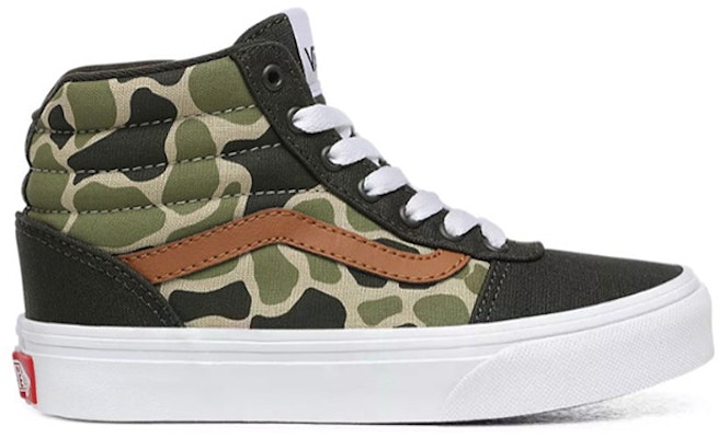 (Preschool) Vans Frog Camo Ward HI 'Green' VN0A38JAWLZ Order (Preschool) Vans Frog Camo Ward HI 'Green' VN0A38JAWLZ