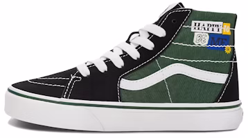 (Preschool) Vans Happy To Be SK8-Hi Tapered VR3 Shoes 'Black Green' VN0007PZBMV (Preschool) Vans Happy To Be SK8-Hi Tapered VR3 Shoes 'Black Green' VN0007PZBMV