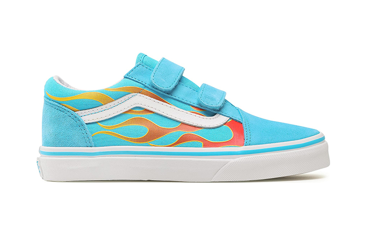 (PS) Vans Hot Flame Velcro 'Blue' 圖 2