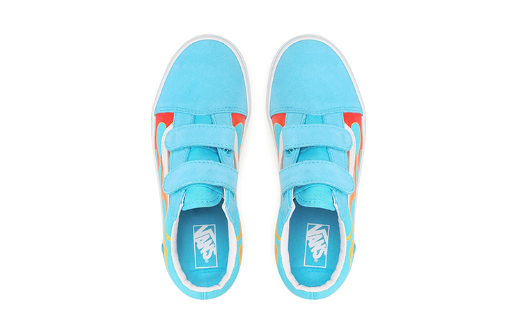 (PS) Vans Hot Flame Velcro 'Blue' 圖 4