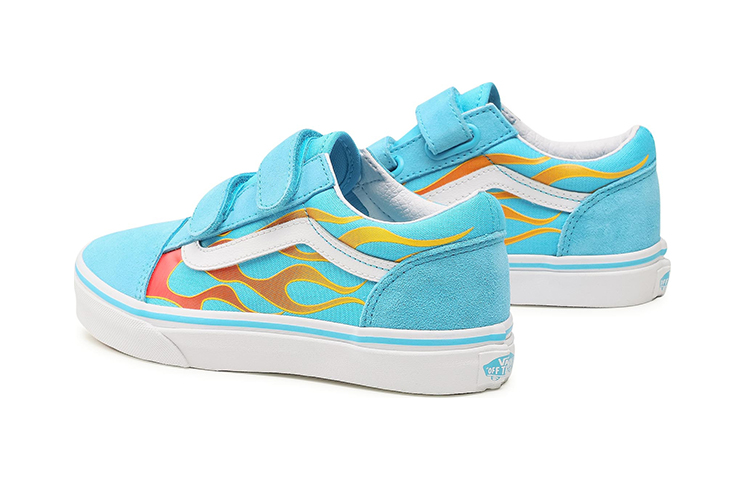 (PS) Vans Hot Flame Velcro 'Blue' 圖 5