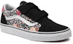 Order (PS) Vans Leopard Floral Old Skool V Kasut 'Hitam Putih' VN0A4BUV7TJ