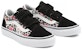 (PS) Vans Leopard Floral Old Skool V Kasut 'Hitam Putih' VN0A4BUV7TJ