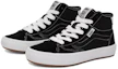Lookbook 中童 Vans Little Lizzie 舒適休閒 耐磨 高幫 兒童帆布鞋 黑色