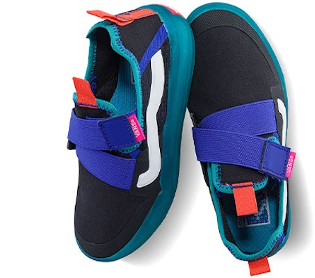 中童 Vans 休閒 低筒 兒童滑板鞋 黑藍 Shop 中童 Vans 休閒 低筒 兒童滑板鞋 黑藍