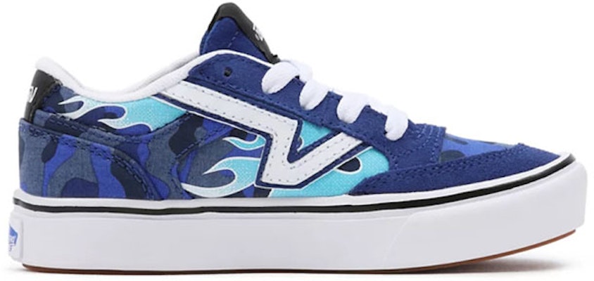 Vans Camo Flame Lowland Comfycush 'Biru Putih Hitam' Sneakers VN0A5KRMABW Order Vans Camo Flame Lowland Comfycush 'Biru Putih Hitam' Sneakers VN0A5KRMABW