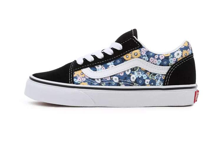 Vans Floral Old Skool 'Black Blue' VN0A7Q5FAS2