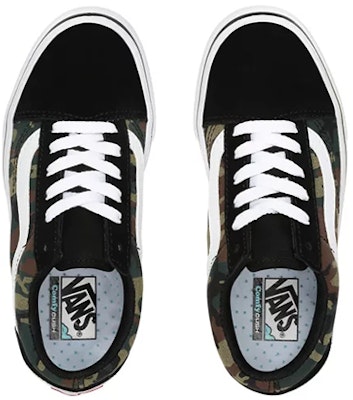 Vans Comfycush Old Skool 'Hitam Putih Hijau' VN0A4U1Q0JR Shop Vans Comfycush Old Skool 'Hitam Putih Hijau' VN0A4U1Q0JR