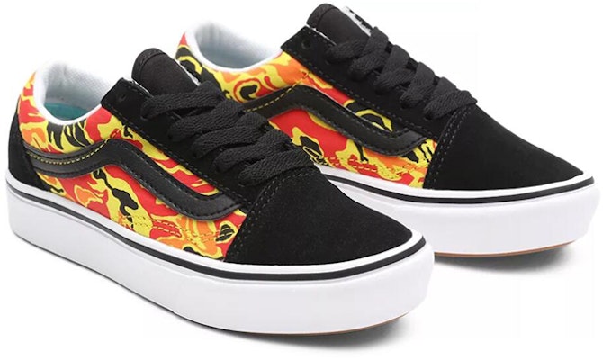 Vans Old Skool K Cetak Hitam/Oranye VN0A4UHA31O Lookbook Vans Old Skool K Cetak Hitam/Oranye VN0A4UHA31O