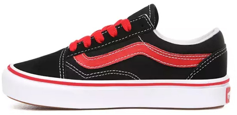 Vans Pop Comfycush Old Skool 'Black Red' VN0A4UHA4HJ Buy Vans Pop Comfycush Old Skool 'Black Red' VN0A4UHA4HJ