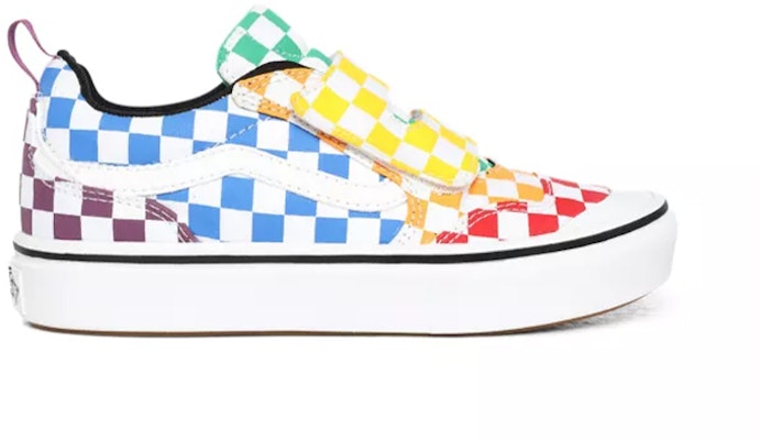 Vans Comfycush New Skool V 'Yellow Blue Purple' VN0A4U1PVLV Shop Vans Comfycush New Skool V 'Yellow Blue Purple' VN0A4U1PVLV