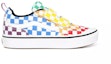 Shop Vans Comfycush New Skool V 'Kuning Biru Ungu' VN0A4U1PVLV
