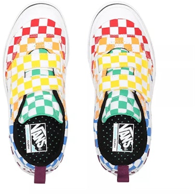 Vans Comfycush New Skool V 'Yellow Blue Purple' VN0A4U1PVLV Details for Vans Comfycush New Skool V 'Yellow Blue Purple' VN0A4U1PVLV