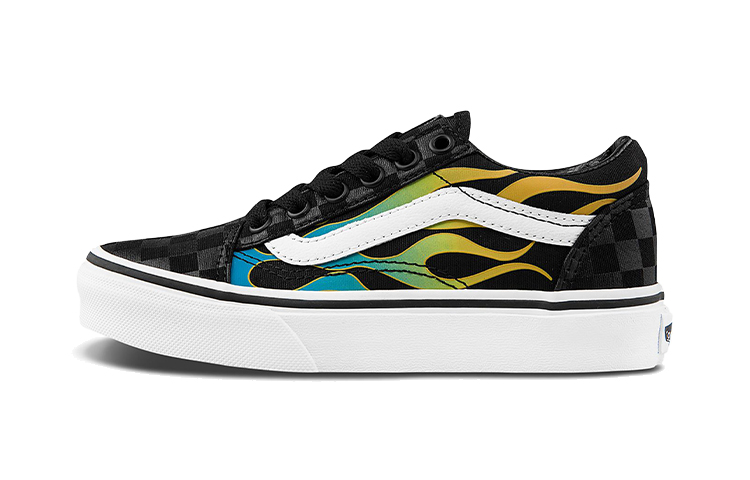 Buy 中童 Vans Old Skool 低幫 兒童板鞋 烈焰黑