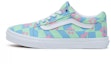 Buy Vans Old Skool Zapatillas de Skate Para Niños Verdes y Azules Bajo Corte VN0A5EE6BLG