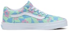 Order Vans Old Skool Zapatillas de Skate Para Niños Verdes y Azules Bajo Corte VN0A5EE6BLG