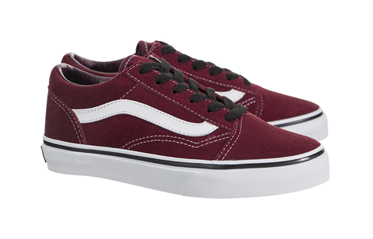 Order 中童 Vans Old Skool 休閒時尚 低筒 兒童滑板鞋 紅色