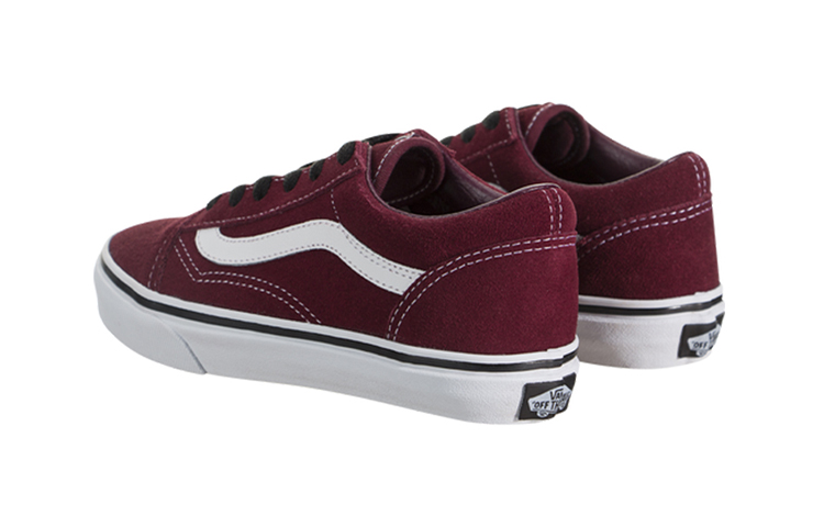 Lookbook 中童 Vans Old Skool 休閒時尚 低筒 兒童滑板鞋 紅色