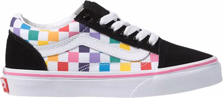 (Preschool) Vans Old Skool 'Rainbow Checkerboard' VN0A4BUUU09 (Preschool) Vans Old Skool 'Rainbow Checkerboard' VN0A4BUUU09