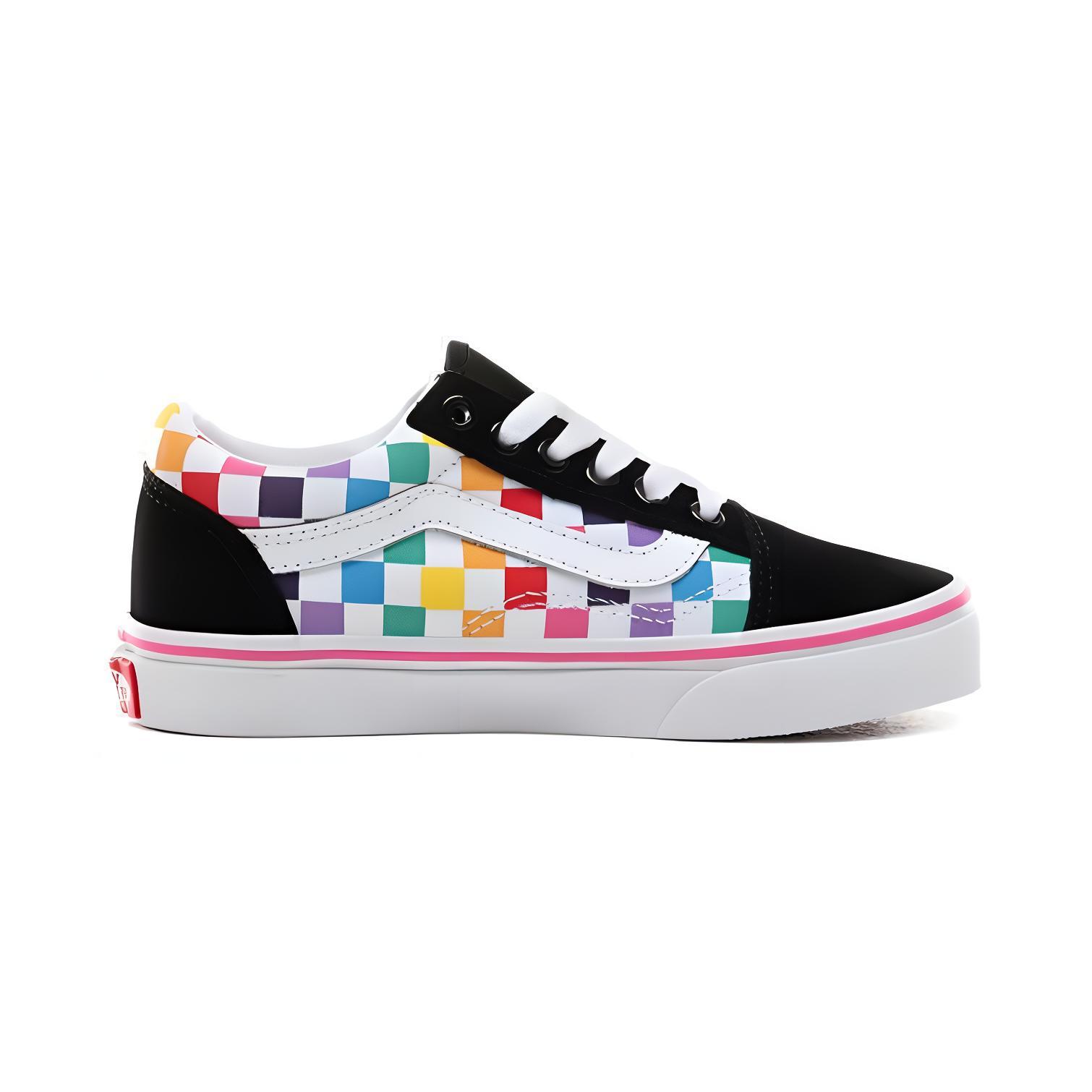 (PS) Vans Old Skool 'Rainbow Checkerboard' 圖 2