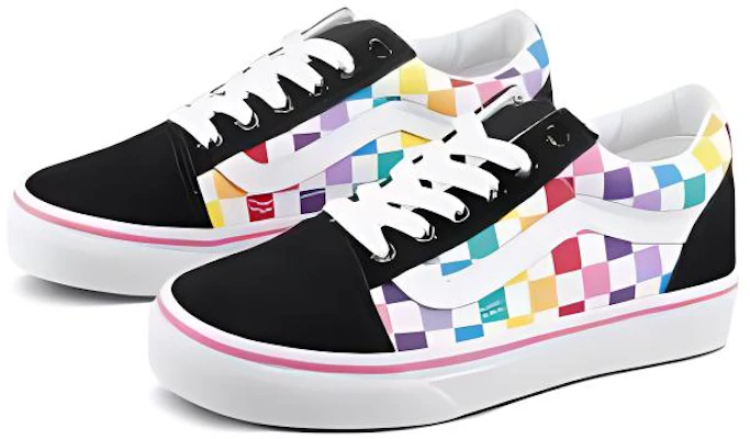 (PS) Vans Old Skool 'Tablero de Ajedrez Arcoíris' VN0A4BUUU09 Shop (PS) Vans Old Skool 'Tablero de Ajedrez Arcoíris' VN0A4BUUU09